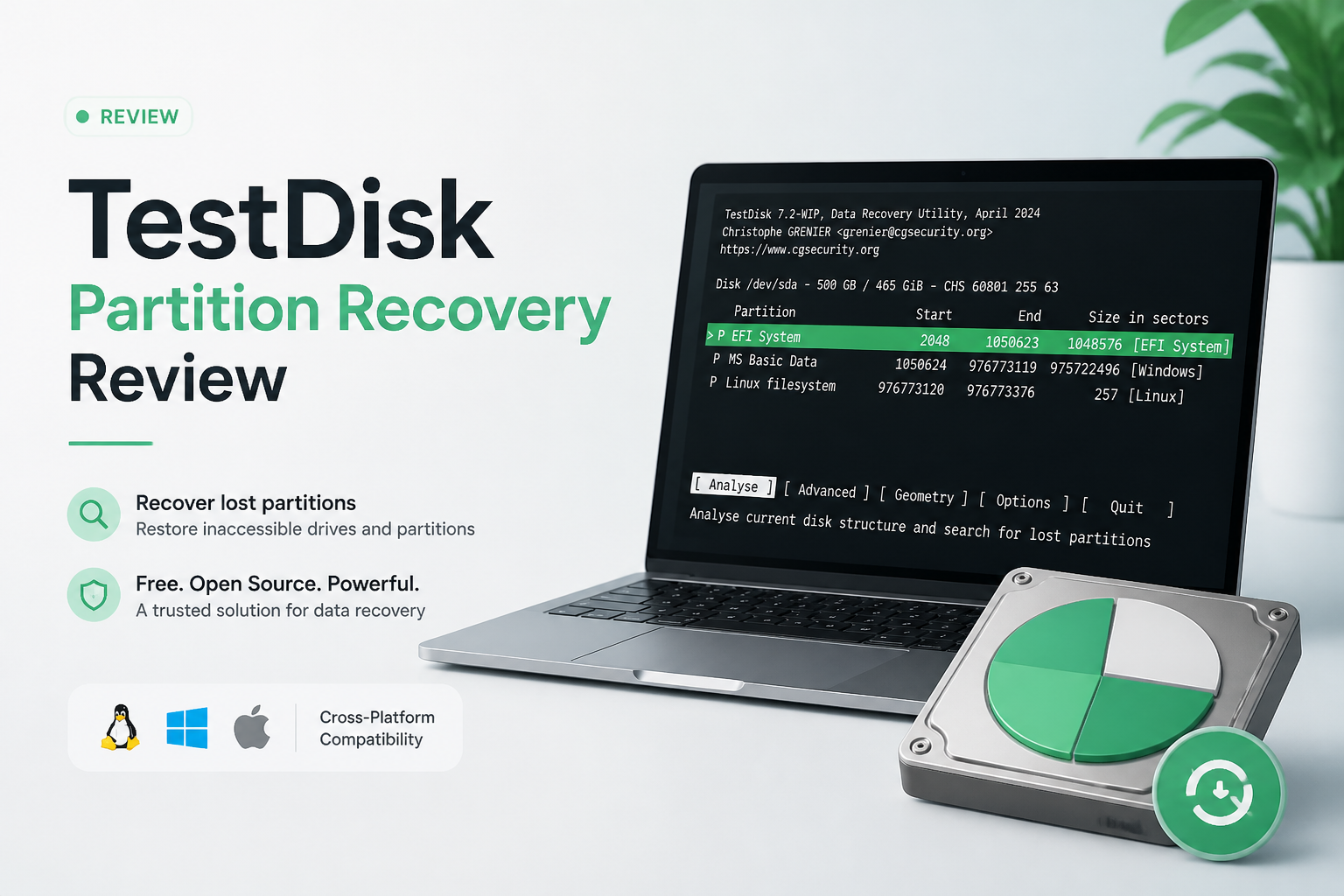 TestDisk Partition Recovery Review