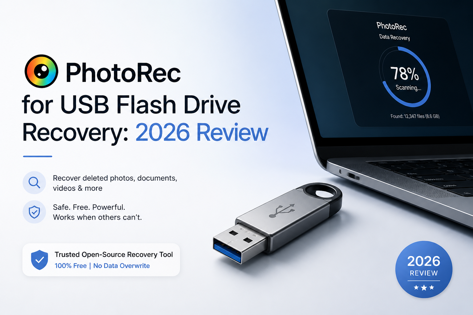 PhotoRec for USB Flash Drive Recovery: 2026 Review
