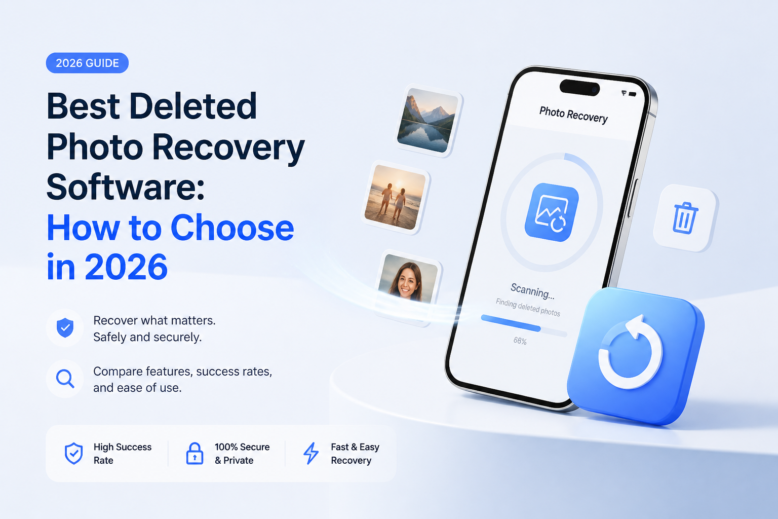 Best Deleted Photo Recovery Software: How to Choose in 2026