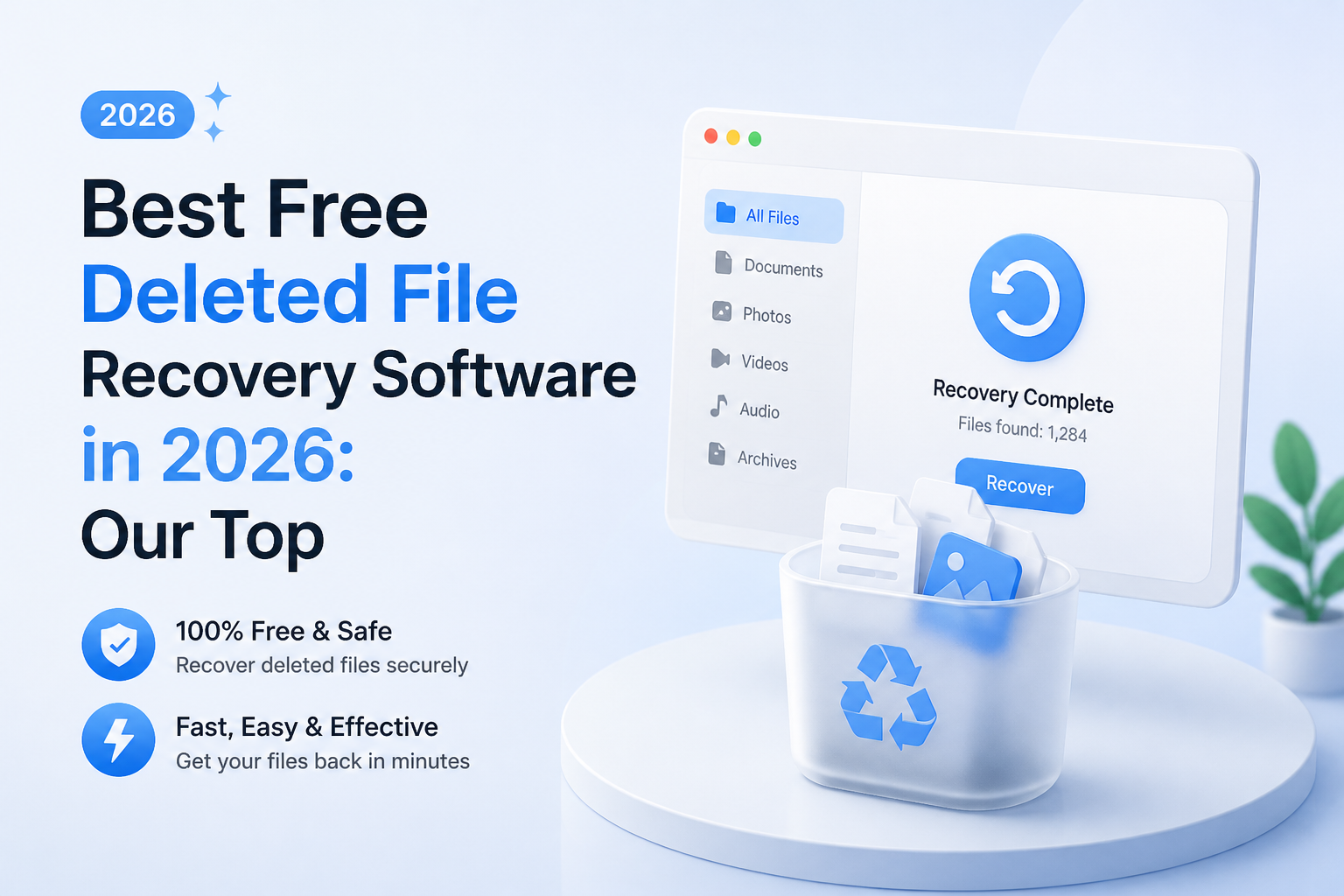 Best Free Deleted File Recovery Software in 2026: Our Top