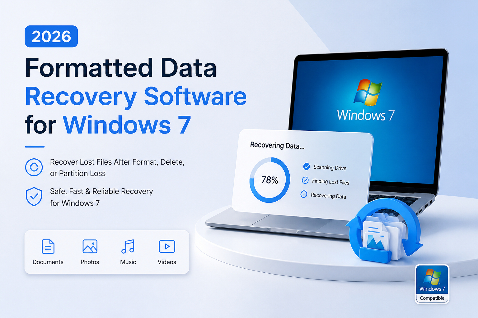 Formatted Data Recovery Software for Windows 7 in 2026